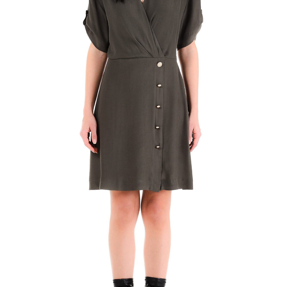 
                      
                        Rochie LIU JO cu nasturi ROCHII LIU JO Kaki 42 FW21
                      
                    