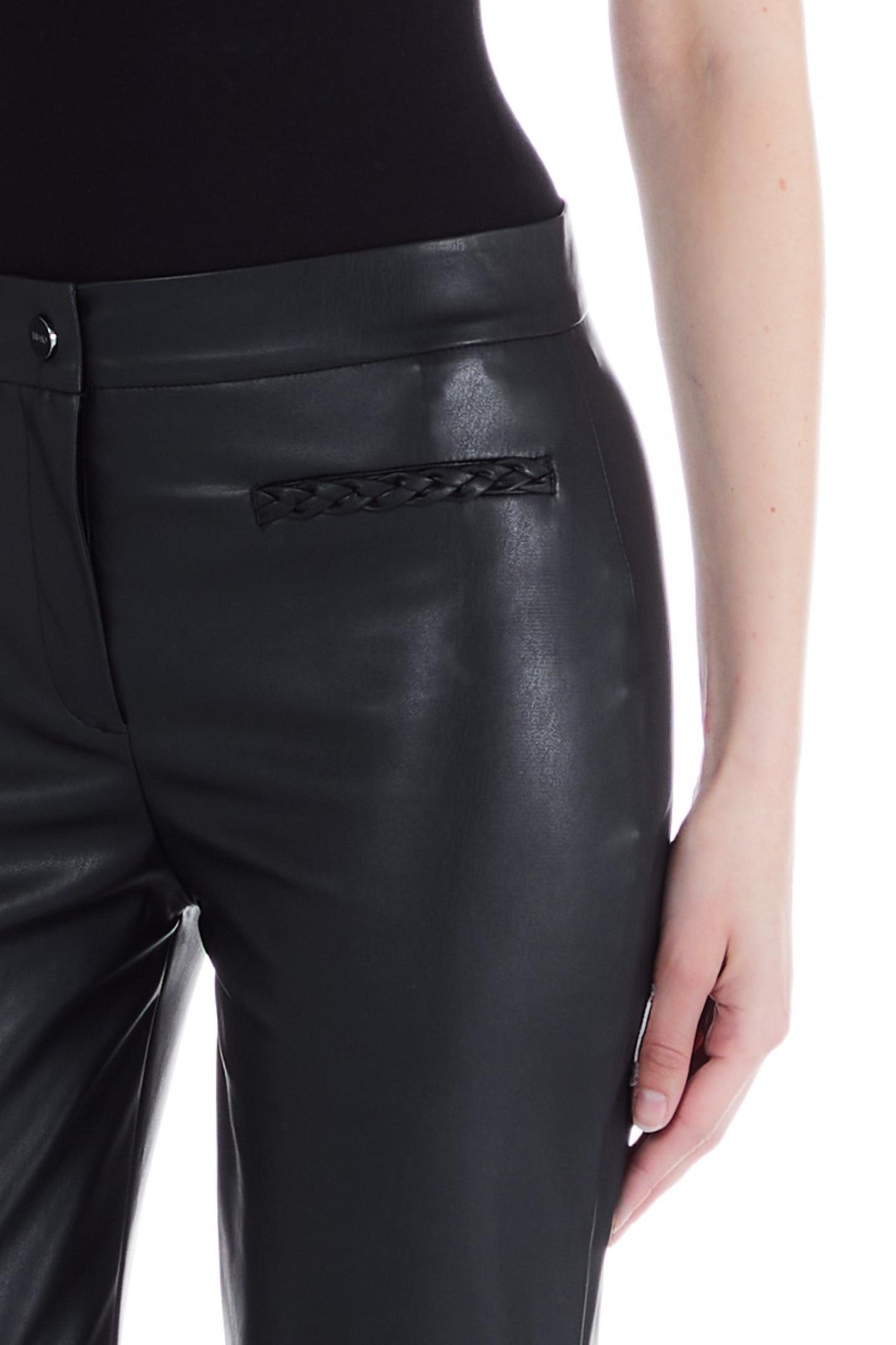 Pantaloni DAMA LIU JO din imitatie de piele IMBRACAMINTE LIU JO   