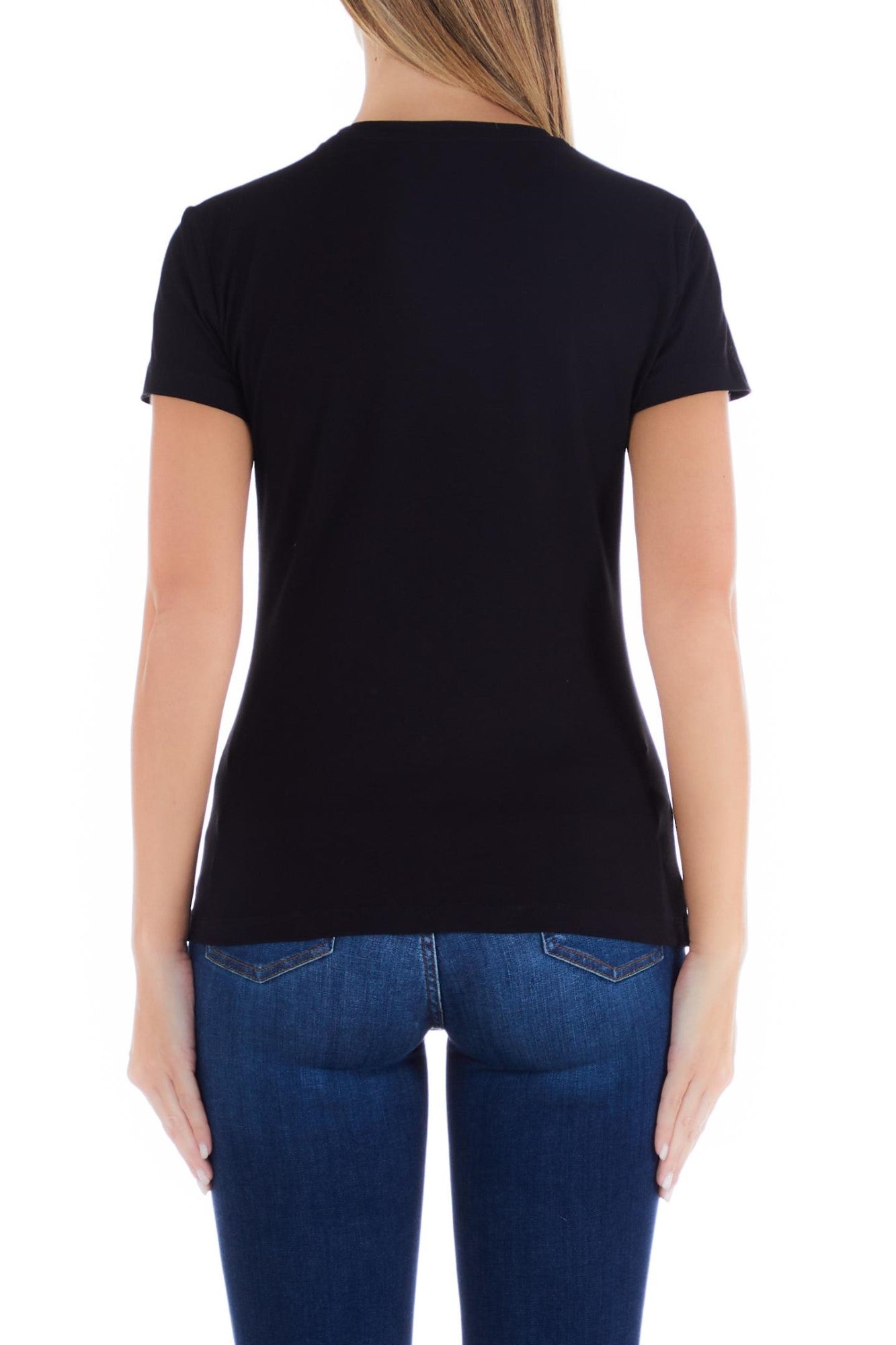 Tricou LIU JO de dama decolteu rotund la baza gatului IMBRACAMINTE LIU JO   