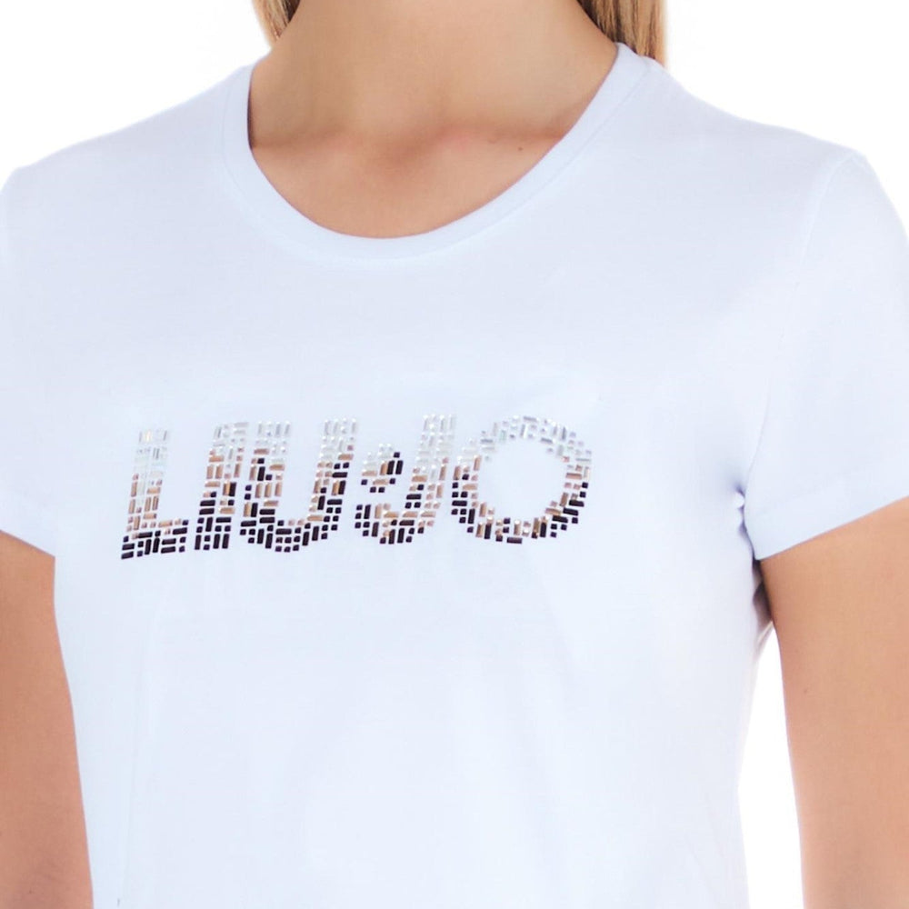 
                      
                        Tricou DAMA LIU JO cu imprimeu si strasuri IMBRACAMINTE LIU JO   
                      
                    
