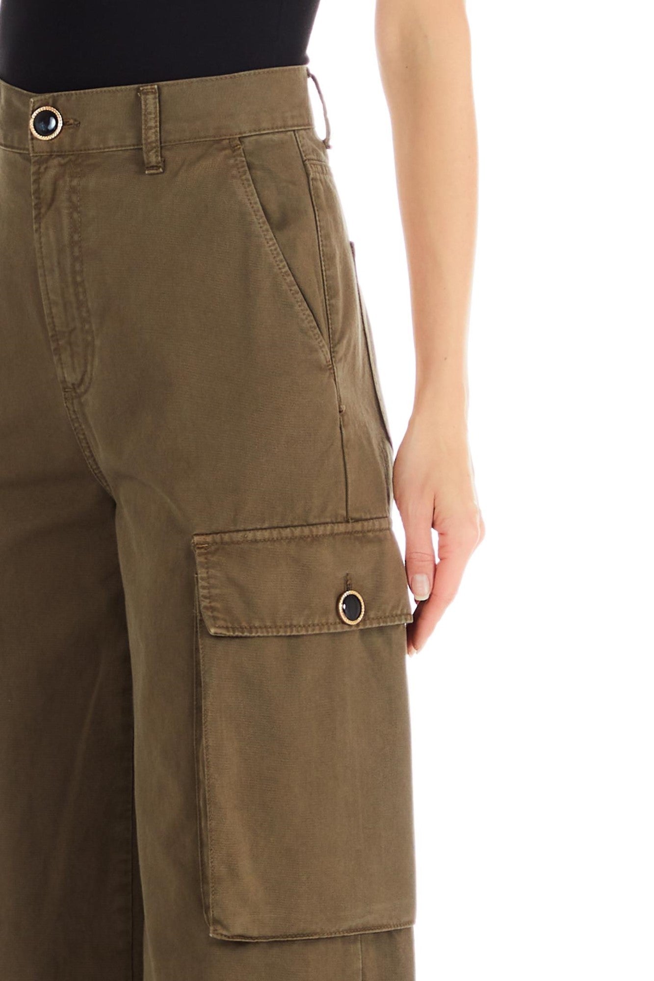 Pantaloni DAMA LIU JO cu buzunare laterale IMBRACAMINTE LIU JO   