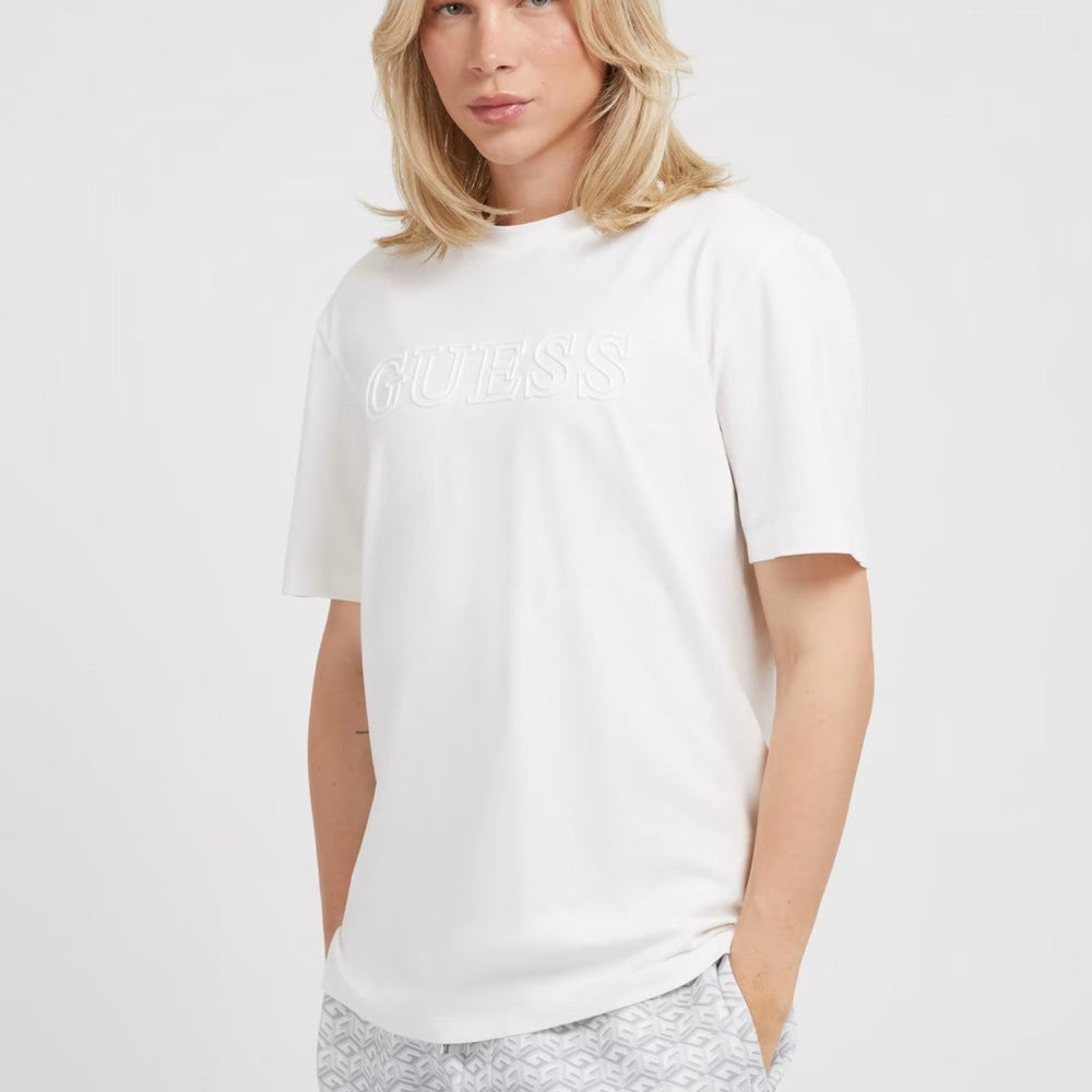 
                      
                        Tricou barbati GUESS din bumbac TRICOURI GUESS Alb XS 7622078535425
                      
                    