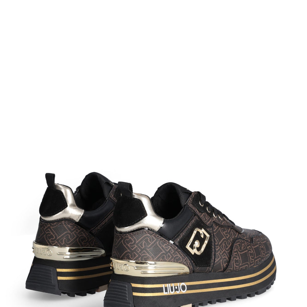 
                      
                        Pantofi Sport LIU JO de dama maro cu siret si logo metalic auriu INCALTAMINTE LIU JO   
                      
                    