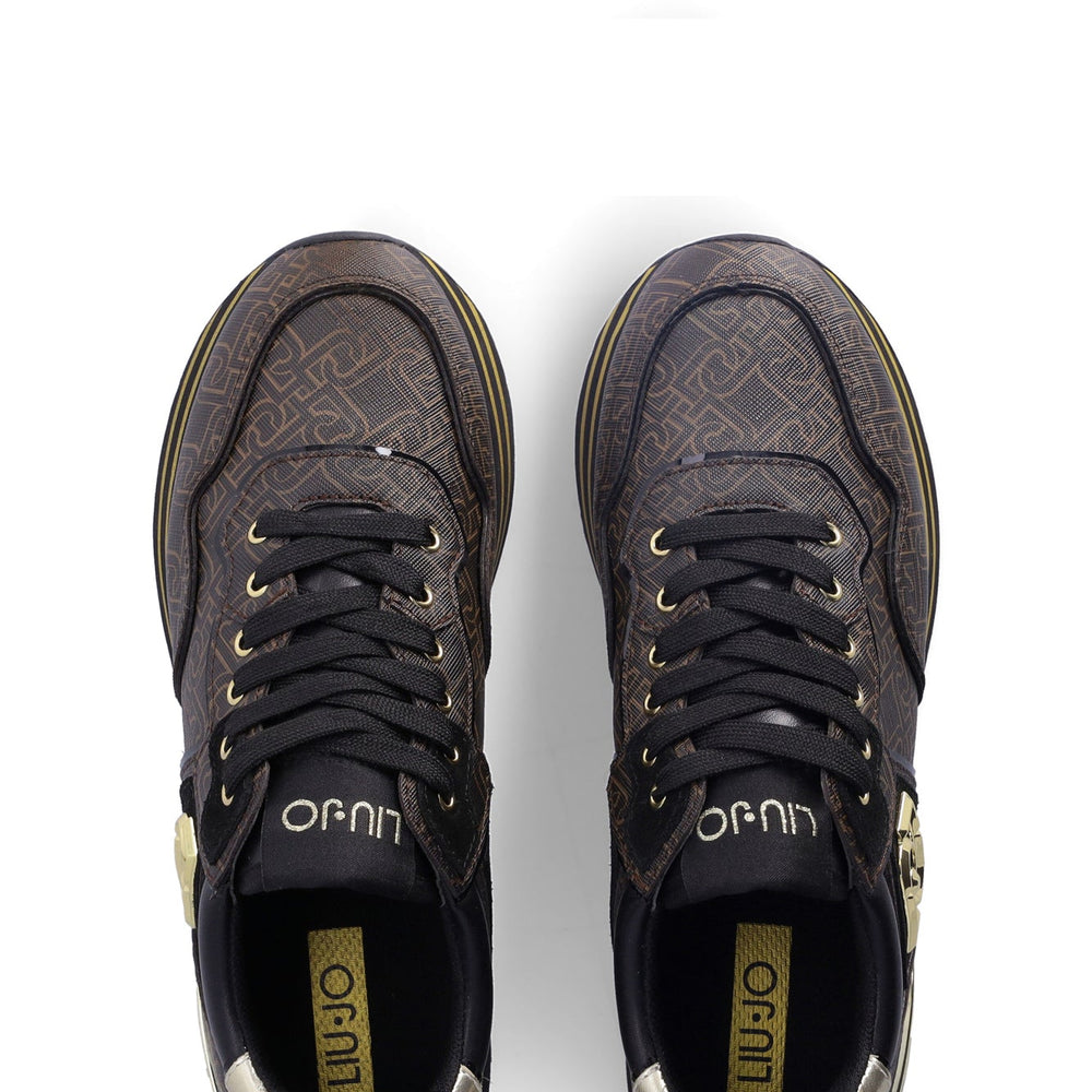 
                      
                        Pantofi Sport LIU JO de dama maro cu siret si logo metalic auriu INCALTAMINTE LIU JO   
                      
                    