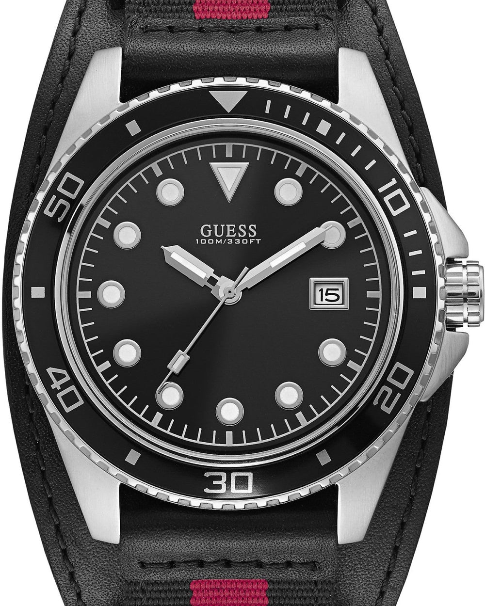 Ceas barbatesc GUESS CREW GUW1051G1 CEASURI GUESS Argintiu ONE CEAS