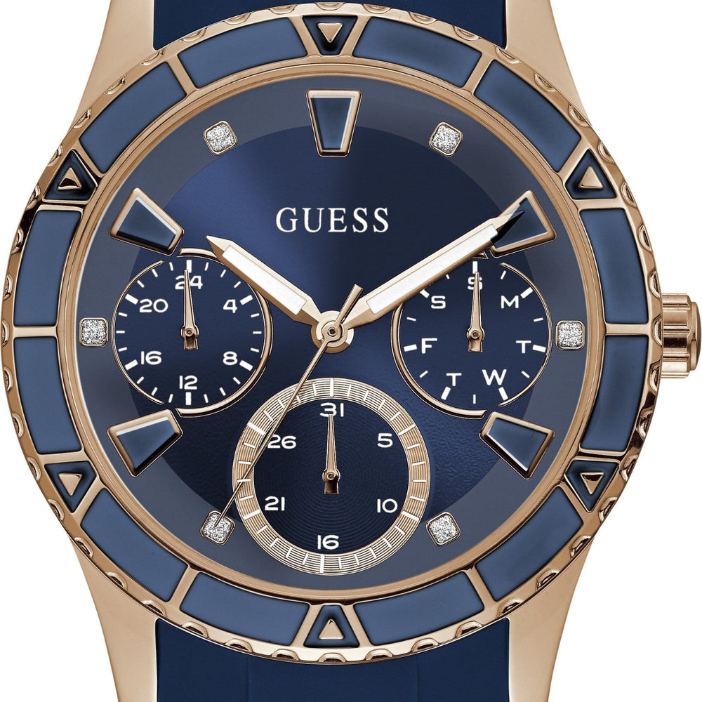 
                      
                        Ceas de dama GUESS VALENCIA GUW1157L3 CEASURI GUESS Albastru ONE CEAS
                      
                    